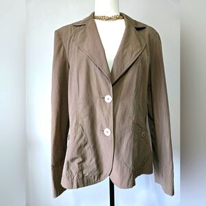OLSEN EUROPE Brown Blazer Jacket. Size 12